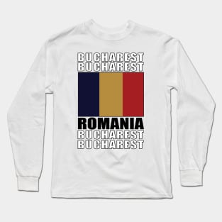 Flag of Romania Long Sleeve T-Shirt
